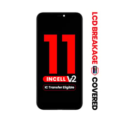 Grab the wholesale deals on the LCD Assembly with Steel Plate for iPhone 11, aftermarket Incell QV7 Version 2, IC transfer eligible, exclusive LCD breakage.