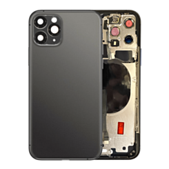 Back Housing Frame with Small Components Pre-Installed for iPhone 11 Pro (NO LOGO) (SPACE GRAY)