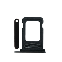 Order the dual SIM card tray for iPhone 12 in black.
