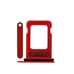 Dual Sim Card Tray for iPhone 12 (RED)