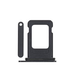 Single Sim Card Tray for iPhone 12 (BLACK)