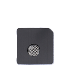 Flash Light / Power Flex Bracket with Microphone Mesh for iPhone 12 Mini (Pack of 10) (WHITE)