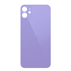 Order the Back Glass with Bigger Camera Hole No Logo Purple for iPhone 12 Mini.
