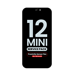 Buy the OLED Assembly with Proximity Sensor Flex Pre-Installed for iPhone 12 Mini Service Pack.
