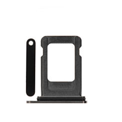 Shop the single SIM card tray in graphite for iPhone 13 Pro Max, 13 Pro, 12 Pro Max, and 12 Pro.

