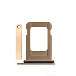 Single Sim Card Tray for iPhone 13 Pro Max / 13 Pro / 12 Pro Max / 12 Pro (GOLD)
