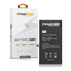 Stock up on the QMAX Pro Extended Capacity Replacement Battery for iPhone 13 with 3530 mAH capacity.
