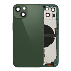 Back Housing Frame with Small Components Pre-Installed for iPhone 13 (NO LOGO) (International) (GREEN)
