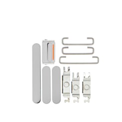 Hard Buttons (Power / Volume / Switch) for iPhone 13 Pro / 13 Pro Max (Silver)