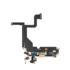 iPhone 13 Pro Charging Port Flex Cable (GOLD) (OEM PULL)