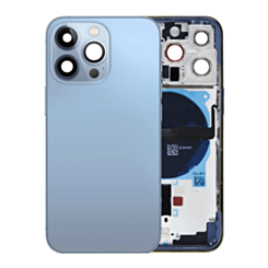 Back Housing Frame with Small Components Pre-Installed for iPhone 13 Pro (NO LOGO) (US Version) (SIERRA BLUE)