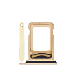 Dual SIM Card Tray for iPhone 13 Pro / 13 Pro Max (GOLD)