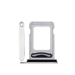 Dual SIM Card Tray for iPhone 13 Pro / 13 Pro Max (SILVER)