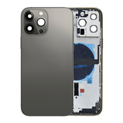 Back Housing Frame with Small Components Pre-Installed for iPhone 13 Pro Max (NO LOGO) (US Version) (GRAPHITE)
