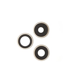 Back Camera Lens with Bracket for iPhone 13 Pro Max / 13 Pro (SILVER) (3 Piece Set) (Premium)