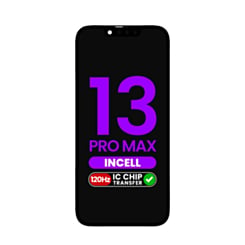 Order the aftermarket Incell QV7 120Hz LCD assembly for iPhone 13 Pro Max, IC transfer eligible.

