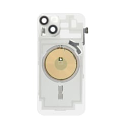 Clear Back Glass with Wireless NFC and MagSafe Magnet for iPhone 14 (NO LOGO) (STARLIGHT)