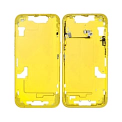 Middle Frame with Small Parts for iPhone 14 (YELLOW) (US Version)