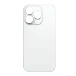 Back Glass with Bigger Camera Hole for iPhone 14 Pro (NO LOGO) (SILVER)