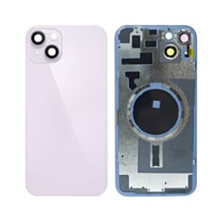 Back Glass with MagSafe Magnet for iPhone 14 Plus (NO LOGO) (PURPLE)