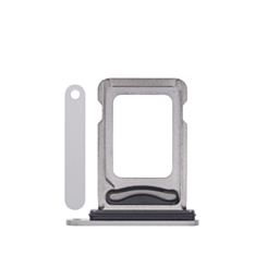Dual Sim Card Tray for iPhone 14 Pro / 14 Pro Max (SILVER)