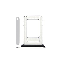 Single Sim Card Tray for iPhone 14 Pro / 14 Pro Max (SILVER)