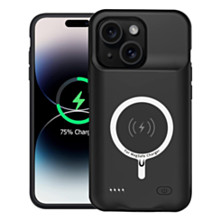 Slim Charging Case with Msafe Charging (7000 mAh) for iPhone 15 (Only Ground Shipping)