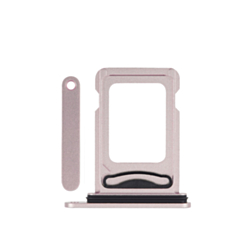 Dual Sim Card Tray for iPhone 15 / 15 Plus (PINK)