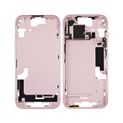 Middle Frame with Small Parts for iPhone 15 (PINK) (US Version)