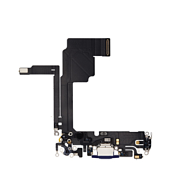 Grab wholesale deals on the Charging Port Flex Cable for iPhone 15 Pro in Blue Titanium, Aftermarket.