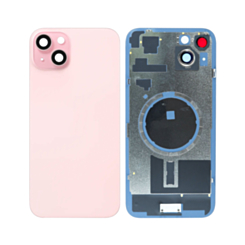 Back Glass with MagSafe Magnet for iPhone 15 Plus (NO LOGO) (PINK)