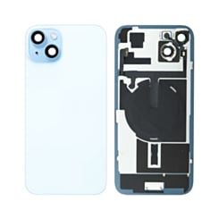 Back Glass with MagSafe Magnet & NFC & Flashlight Flex for iPhone 15 Plus (BLUE) (NO LOGO)