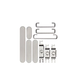 Hard Buttons for iPhone 15 Pro / 15 Pro Max (Power / Volume / Switch) (WHITE TITANIUM)