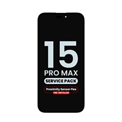OLED Assembly with Proximity Sensor Flex Pre-Installed for iPhone 15 Pro Max (Service Pack)