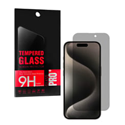 Privacy Tempered Glass for iPhone 15 Pro Max (2.5D / 1 Piece)