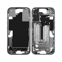 Middle Frame with Small Parts for iPhone 16 (BLACK) (International Version)
