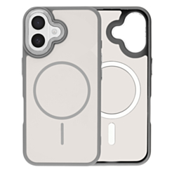 Dual Layer MagSafe Armor Case (GRAY) for iPhone 16 (Only Ground Shipping)