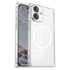 Square Wireless Charging Case - CLEAR for iPhone 16 (Only Ground Shipping)