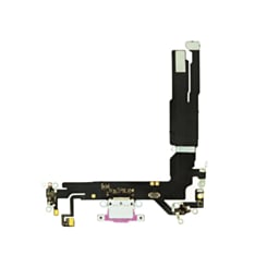 Stock up on the pink charging port flex cable for iPhone 16, aftermarket version.