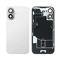 Back Glass with Frame and MagSafe Magnet for iPhone 16 (WHITE) (Service Pack)