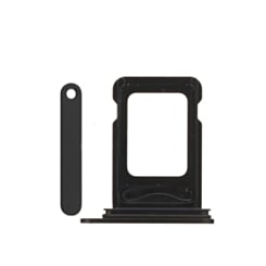 Dual Sim Card Tray for iPhone 16e / 17e (BLACK)