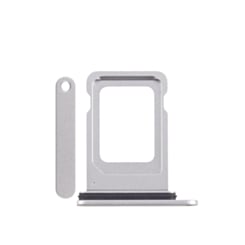 Single Sim Card Tray for iPhone 16e / 17e (WHITE)