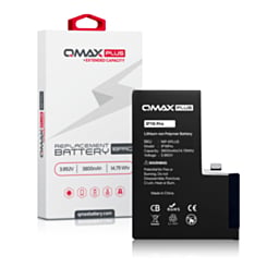 QMAX Plus Extended Capacity Replacement Battery for iPhone 16 Pro (3800 mAh) (Only Ground Shipping)