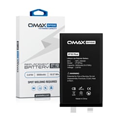 QMAX Base Extended Capacity Replacement Battery for iPhone 16 Plus (Spot Weld Required) (5050 mAh) (Only Ground Shipping)