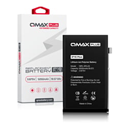 QMAX Plus Extended Capacity Replacement Battery for iPhone 16 Plus (5050 mAh) (Only Ground Shipping)