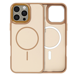 Dual Layer MagSafe Armor Case (BROWN) for iPhone 16 Pro Max (Only Ground Shipping)
