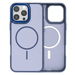 Dual Layer MagSafe Armor Case (NAVY BLUE) for iPhone 16 Pro Max (Only Ground Shipping)