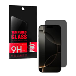 iPhone 16 Pro / 17 / 17 Pro Privacy Tempered Glass (2.5D / 1 Piece)