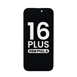 OLED Assembly with Light Sensor Flex Cable for iPhone 16 Plus (OEM Pull A Grade)