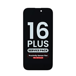 Order the OLED Assembly with Proximity Sensor Flex Pre-Installed for iPhone 16 Plus, Service Pack.